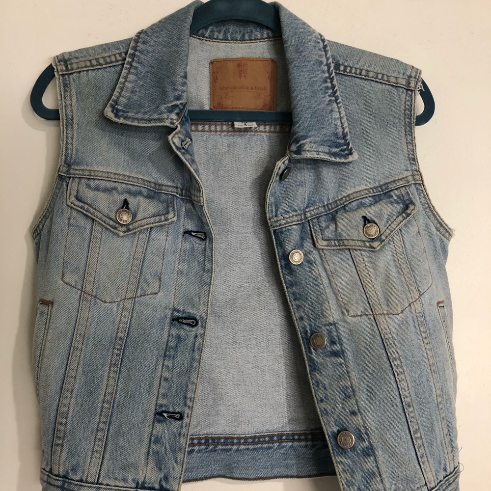 Vintage Abercrombie & Fitch denim vest
